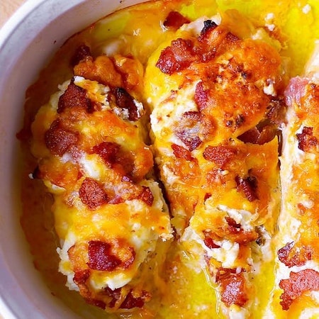 Bacon Cream Cheese Cheddar Chicken Recipe The Munching Mongoose The Munching Mongoose 0229